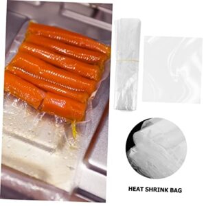 SOLUSTRE 100pcs Shrink Film Shrink Plastic Bags for Packaging Shrink Film Wrap Shrink Sealer Bags Plastic Sealer Machine Transparency Film Shrink Wrap Bags Packaging Bag Shrink Bag Soap Pof
