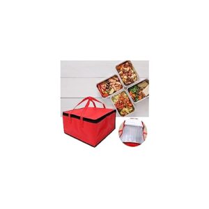 insulated food delivery bag meal grocery tote insulation bag for hot and cold food large capacity reusable warming bag