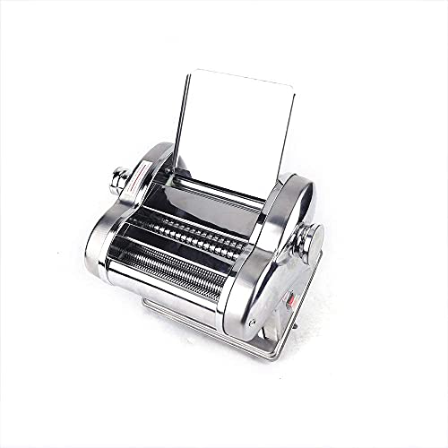 Commercial Electric Dough Roller Sheeter Noodle Pasta Maker Machine Stainless,Hand Crank Pasta Maker Machine for Dough Spaghetti Fettuccine Lasagne or Dumpling Skins