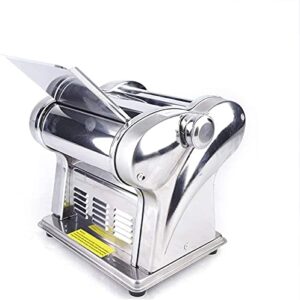 Commercial Electric Dough Roller Sheeter Noodle Pasta Maker Machine Stainless,Hand Crank Pasta Maker Machine for Dough Spaghetti Fettuccine Lasagne or Dumpling Skins