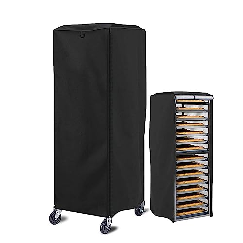 Fenteer Bread Rack Cover Baker Rack Cover, High Density, 23''x28''x64'' Pan Rack Cover, Bakery Single Rack Cover for Home Restaurant Bakery