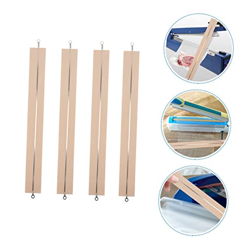 Impulse Heating Elements 4pcs Sealer Accessories Heating Element Sealer Heating Strips Heat Strips for Sealer Hand Sealer Heating Strip Sealer Wire Sealer Seal Strips Heat Seal