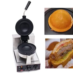 Guaopom 2400W Commercial Electric Panini, Electric Burger Machine Waffle Machine Press Machine Grillers, Hamburger Baking Sandwich Maker, Stainless Steel Non-Stick Pan Grilled Cheese Machine(Panini)