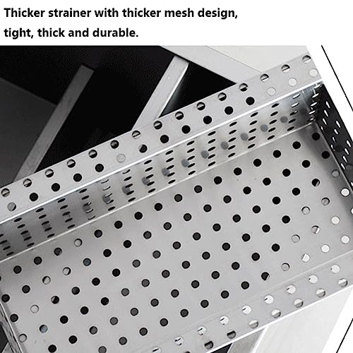 Portable Stainless Steel Grease Trap,3 Top Water Inlets Grease Trap,Kitchen Oil And Water Separators,With Removable Filter For Dining Room, Kitchen