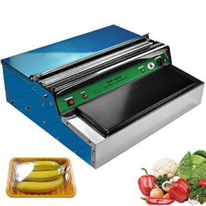 Hand Wrapping Machine Film Wrapper, Commercial Fresh Food Film Packer, Commercial Film Wrap for 45cm and below, Film Cutting Machine Adjustable Temperature 60-150 °C for Meat/Vegetables/Fruits for Hom