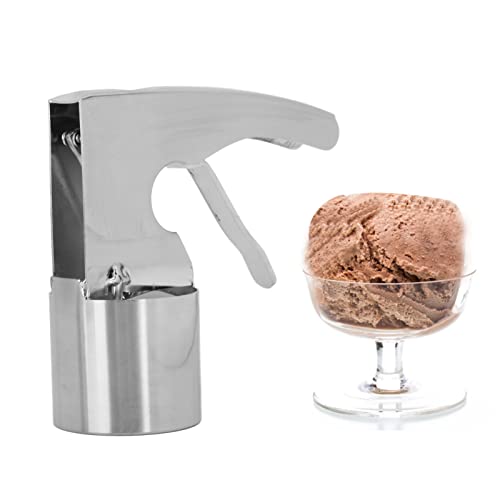 Cylinder Ice Cream Scoop Stainless Steel Cylinder Ergonomic Design Ice Cream Scooper Old Style Ice Cream Scoop