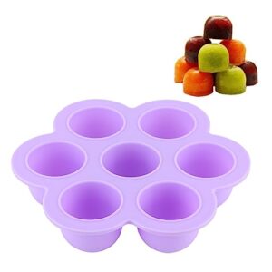 YYQTGG Food Freezer Mold, Ice Trays with Lid Food Freezer Container Food Freezer Tray New(Purple)