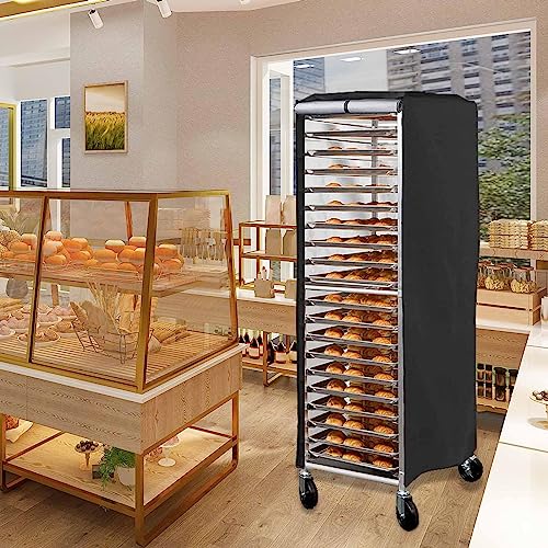 Baoblaze Bun Pan Rack Cover Baker Rack Cover 1x Durable Easy to Install and Remove Bread Rack Cover Bakery Single Rack Covers for Shop Restaurant