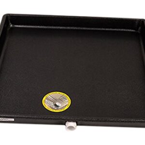 Diversitech A/C Secondary Plastic Condensate Drain Pan, 24" x 24", Black (6-2424L) & 6-2626L Drain Pan, Plastic, 26" x 26", Large