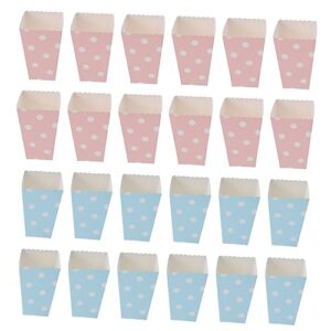 gadpiparty 24pcs popcorn boxes popcorn box popcorn cups paper candy container basket sandwich container snacks container nacho containers paper storage containers party snack buckets carton