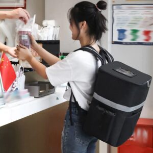 TREXD 35L Extra Large Thermal Food Bag Cooler Refrigerator Takeaway Box Fresh Keeping Delivery Backpack Insulated Cool