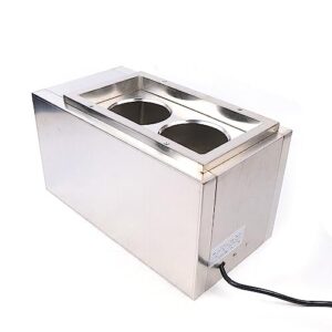 2000w commercial two-hole desktop noodle cooking machine pasta cooker+2 basket