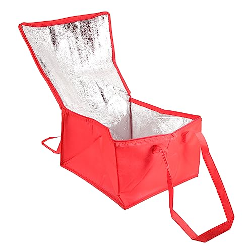 INOOMP Insulation Zip Ties Outdoor Non-woven Fabric Food Carrier Portable Cake Storage Zipper Food Delivery Aluminum Ice Insulated Food Carrying