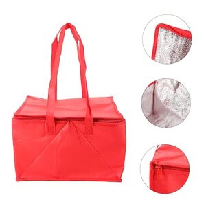 INOOMP Insulation Zip Ties Outdoor Non-woven Fabric Food Carrier Portable Cake Storage Zipper Food Delivery Aluminum Ice Insulated Food Carrying