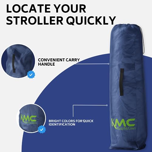 VMA Travel Stroller Bag for Airplane- 45" Gate Check Stroller Travel Bag for Airplane, Stroller Gate Check Bag for Airplane, Great Stroller Cover for Airplane Travel