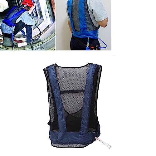 TMISHION Air Conditioner Waistcoat Vortex Tube Cooling Vest, Size, Safe Materials, Compressed Air for High Temperature Environment Air Conditioner Waistcoat Worker Cooling Vest