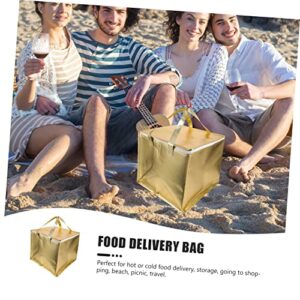 ULTECHNOVO Insulation Bags Heavy Duty Backpack Heavy Duty Totes Cooler Back Pack Coolers Insulated Grocery Bag Grocery Delivery Bag Multi-function Food Bag Handle Design Food Bag Takeaway Bag