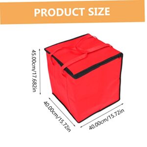 ULTECHNOVO 1pc Portable Cooler Bag Lunchbox Backpack Heating Lunch Box Large Storage Bags Food Insulation Bag Cold Delivery Bag Tote Lunch Storage Pouch Insulated Food Bag Bento Bag Foldable