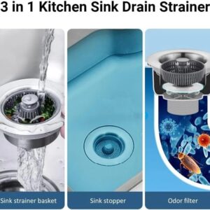 3-in-1 Stainless Steel Sink Aid,And no more stinky kitchen (1PC)