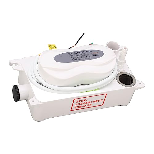 Condensate Pump 6.6ft Lift, 110V Drain Pump 0.6L Water Tank, 5W Automatic Pump for Commercial Ice Makers with 2m Lift