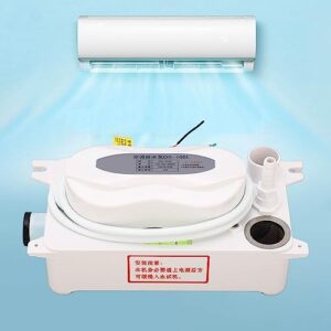 Condensate Pump 6.6ft Lift, 110V Drain Pump 0.6L Water Tank, 5W Automatic Pump for Commercial Ice Makers with 2m Lift