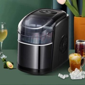 LIRUXUN Electric Ice Maker 7-15mins Fast Icing Ice Cube Making Machine Commercial Ice Cube Machine