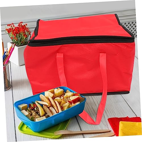 SOLUSTRE 1pc Bag Thermal Bags for Cold and Hot Food Delivery Bag Insulated Coffee Carrier Bag Insulated Tote Bags Coffee Chiller Insulated Lunch Tote Coffee Container Bag for Bento Portable