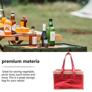 Cake Decorations Insulated Food Delivery Bag Cooler Bags Keep Food Warm Catering Therma for Beverages Grocery Pizza Cold and Hot Food Transport Insulated Bag