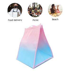SOLUSTRE Cake Insulation Bag Pizza Carrier Insulated Bags Insulated Bags for Food Grocery Shopping Bags Grocery Bags Hot Food Bag Cold Food Non-woven Fabric Insulated Food Carrying Bag Fold