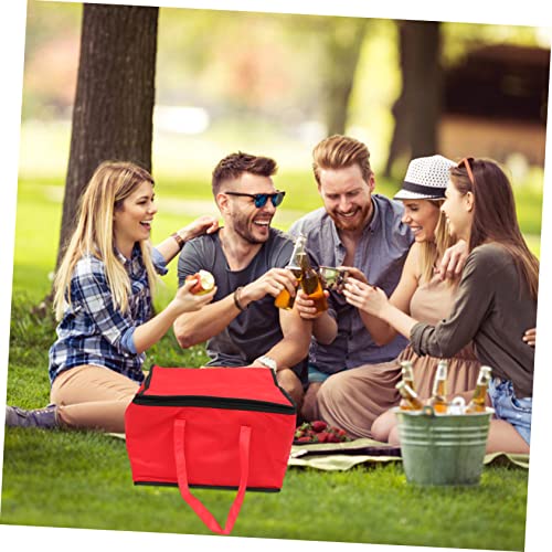 Baluue 1pc Bag Coffee Containers Coffee Chiller Food Warmer Bag Catering Bag Thermal Lunch Bag Hot Bags for Delivery Take-out Insulated Bag Lunch Box Bento Handled Bag Cake Pizza Meal Kit