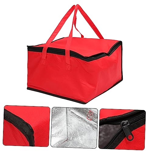 Baluue 1pc Bag Coffee Containers Coffee Chiller Food Warmer Bag Catering Bag Thermal Lunch Bag Hot Bags for Delivery Take-out Insulated Bag Lunch Box Bento Handled Bag Cake Pizza Meal Kit