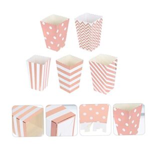 ULTECHNOVO 30pcs Popcorn Popcorn Boxes Popcorn Box Disposable Containers Paper Boxes for Food Mini Treat Boxes Snack Paper Box Sandwich Paper Cups Cardboard Popcorn Boxes Paper Storage Box