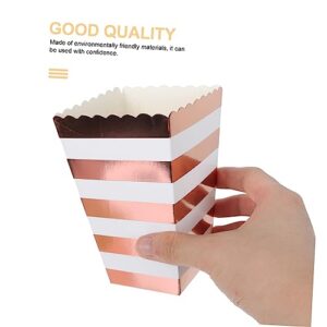 ULTECHNOVO 30pcs Popcorn Popcorn Boxes Popcorn Box Disposable Containers Paper Boxes for Food Mini Treat Boxes Snack Paper Box Sandwich Paper Cups Cardboard Popcorn Boxes Paper Storage Box