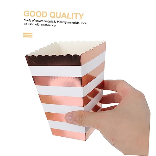 ULTECHNOVO 30pcs Popcorn Popcorn Boxes Popcorn Box Disposable Containers Paper Boxes for Food Mini Treat Boxes Snack Paper Box Sandwich Paper Cups Cardboard Popcorn Boxes Paper Storage Box