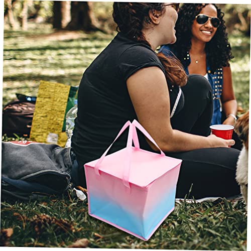 ULTECHNOVO Cake Insulation Bag Lunch Bag Cooler Decorative Outdoor Decor Camping Decor Food Transport Hot Food Bag Food Delivery Bag Portable Insulation Bag Folding Thermal Pouch Grocery Bags