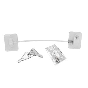 dauerhaft lock, window lock cable restrictor strong key unlocking for refrigerators