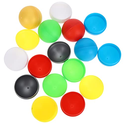 NOLITOY 50pcs Lottery Machine Props Pong Balls Number Ball Vending Machine Vending Machines Filler Lottery Free Throw Small Colored Ball Candy Beer Lottery Ball Game Ball Letter