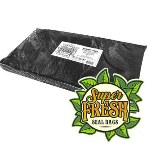 super fresh vacuum seal bags (11.5"x22", black & clear)