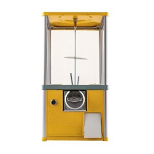 Big Gumball Machine, Commercial Candy & Gumball Vending Machine, Heavy Duty Red Metal with Large Glass Window, Coin Operated