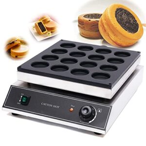commercial nonstick electric red bean cake baker waffle maker machine pancake cake maker machine 16 holes for restaurants kiosks 110v