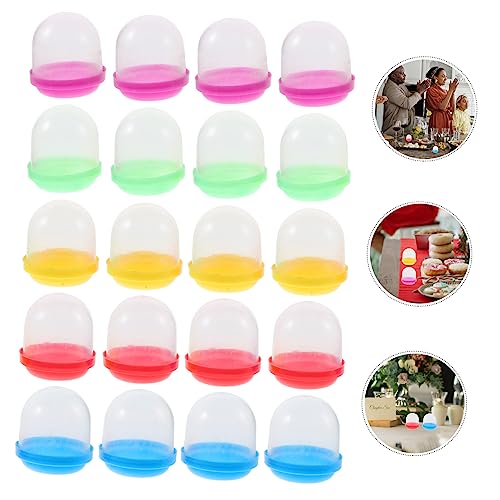 CIMAXIC 50Pcs plastic container a vending machine vending machines basket gift clear container basket filler plastic playes Plastic Ball Decor funny Fillable Balls bulk Storage Box