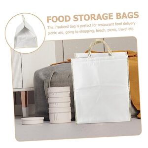 BESPORTBLE Packing Insulation Bags Cooler Bags Insulated Thermal Bag Food delivery Bag Food Storage Bag Grocery Bag Carrier Tote Bags Portable Food Bag nonwoven peritonealwaterproof