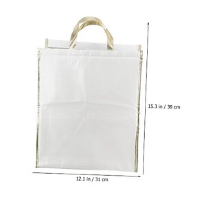 BESPORTBLE Packing Insulation Bags Cooler Bags Insulated Thermal Bag Food delivery Bag Food Storage Bag Grocery Bag Carrier Tote Bags Portable Food Bag nonwoven peritonealwaterproof