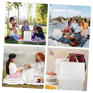 INOOMP Tote Bags food delivery aluminum tote cooler nonwoven peritonealwaterproof Packing Insulated Bag