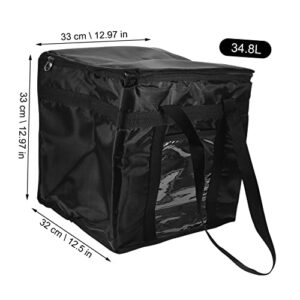 VINTORKY Thermal Insulation Bag Food Carrying Bag Insulated Cake Tote Bags Insulated Cooler Bags Beverages Carrier Bag Cooler with Cover Foldable Shopping Bag Freezer Oxford Cloth