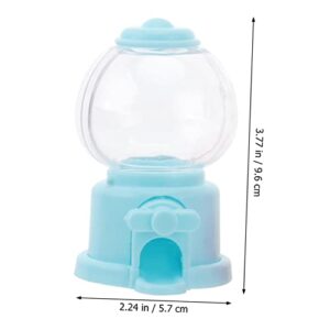 Gumball Machine 12 pcs Saving Grabbing Miniature Desktop Gifts Unique Desk Decoration for Bank Great Green Machine Inch Mini Gum Gumball Plastic Colorful Coin Money Candy Machines