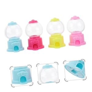 NOLITOY 12 pcs Favors Dispenser Colorful for Plastic Machines Bubble Miniature Nut Green Candy Desktop Grabbing Bank Rotatable Vending Gumball Gifts Kindergarten Blue Decoration