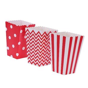 safigle 30pcs popcorn candy containers snack container pink paper bags popcorn cartons popcorn boxes paper popcorn containers french fries storage box food paper container candy bags tray
