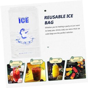 Portable Refrigerator portable refrigerator ice bag plastic ice cubes 50pcs Plastic Ice Cubes