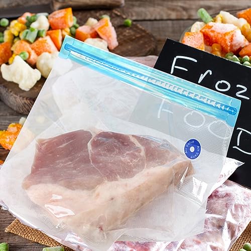 Vacuum Seal Bags Vacuum Sealer Zipper Bags 10pcs sous Vide Bags Reusable Food Storage Bags for Sous Vide Food Storage Food Prep Food Storage Bags